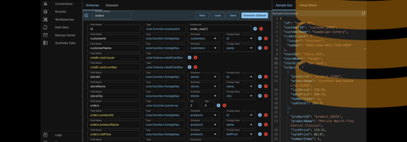 Synthetic Data Generation with Capella DataStudio