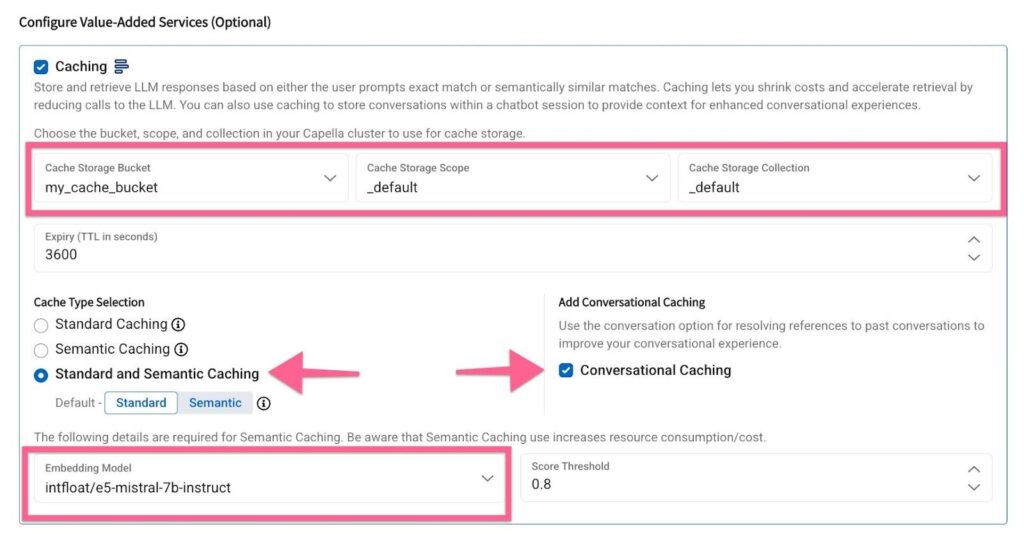 Cache LLM response in database automatically